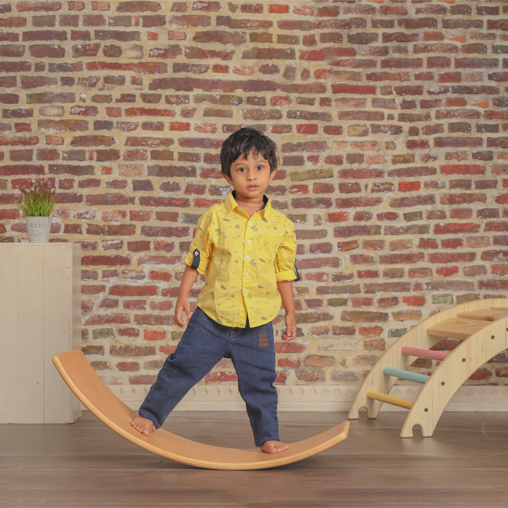 Wooden Balancing Board Natural